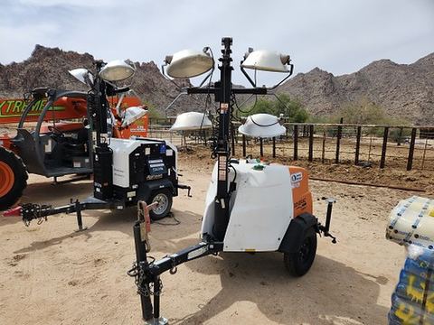 2019 MAGNUM PRO MLT6SM Light Tower,4-7Kw Vert Mast