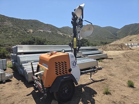 2019 MAGNUM PRO MLT6SM Light Tower,4-7Kw Vert Mast