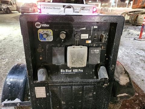 2019 MILLERELEC BIG BLUE 400PRO Welder Arc 400 Amp Diesel