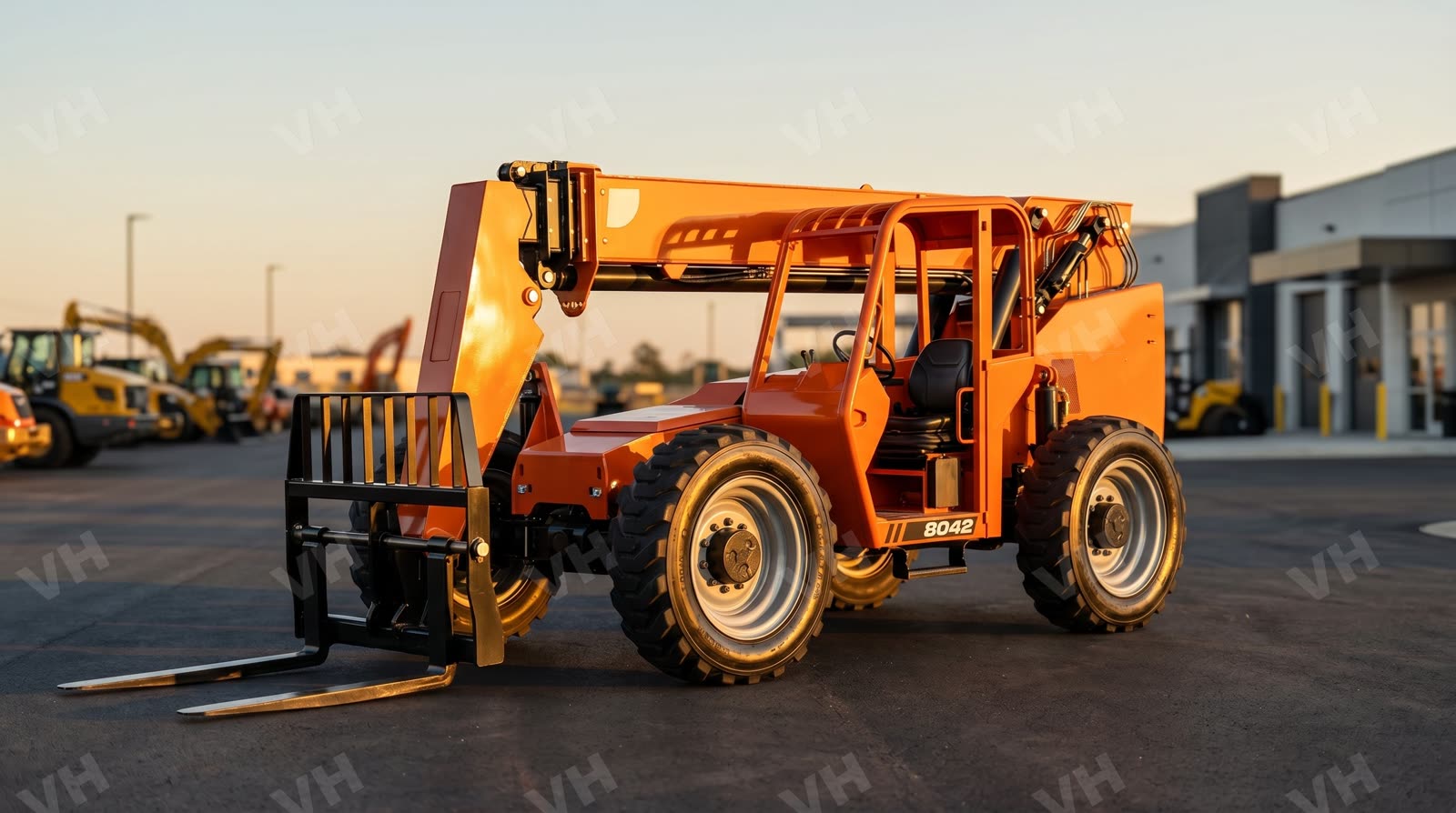 2019 SkyTrak 8042 FORKLIFT VARIABLE REACH 8000# 40-49'