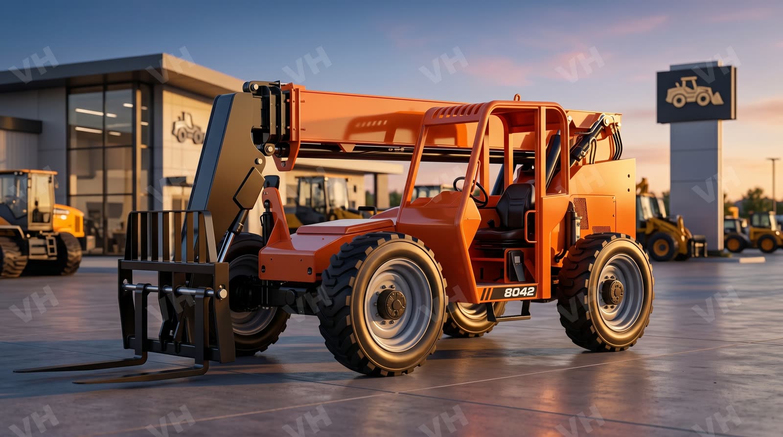2019 SkyTrak 8042 FORKLIFT VARIABLE REACH 8000# 40-49'