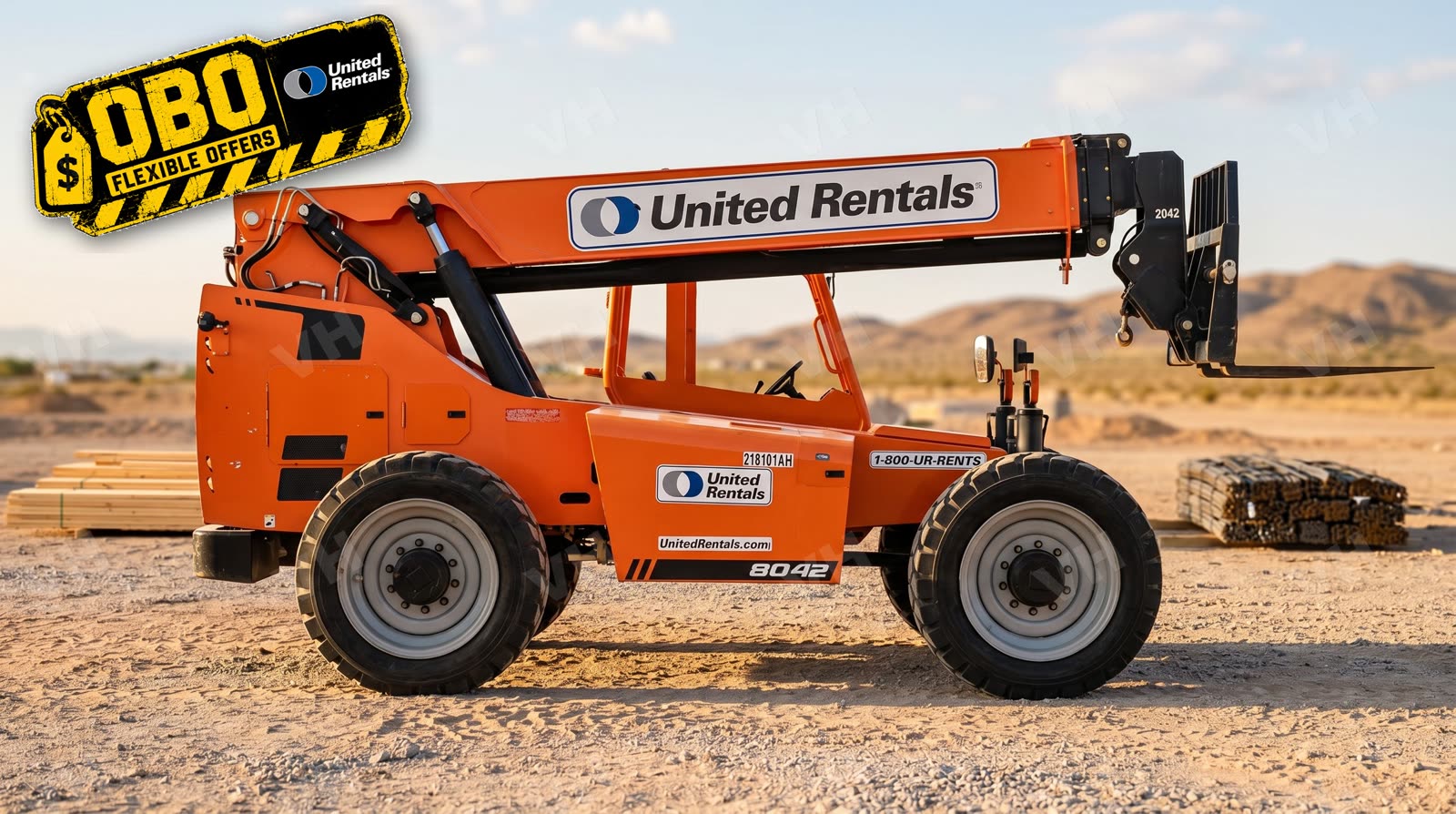 2019 SkyTrak 8042 FORKLIFT VARIABLE REACH 8000# 40-49'