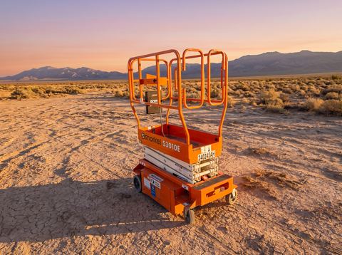 2019 SNORKEL S3010E Scissor Lift 10-13' Electric
