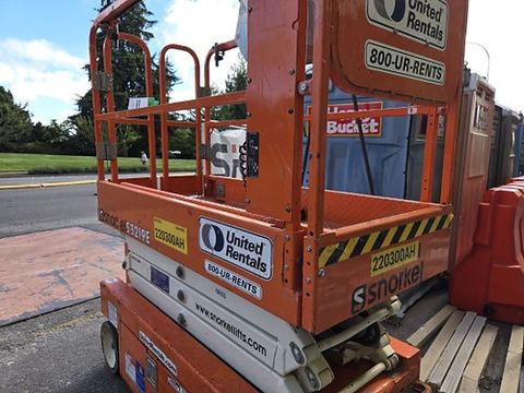 2019 SNORKEL S3219E Scissor Lift 19' Electric