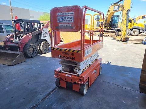 2019 SNORKEL S3219E Scissor Lift 19' Electric