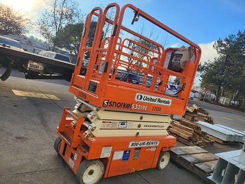2019 SNORKEL S3219E Scissor Lift 19' Electric