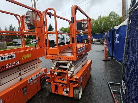 2019 SNORKEL S3219E Scissor Lift 19' Electric