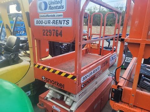 2019 SNORKEL S3219E Scissor Lift 19' Electric