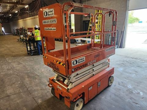 2019 SNORKEL S3219E Scissor Lift 19' Electric