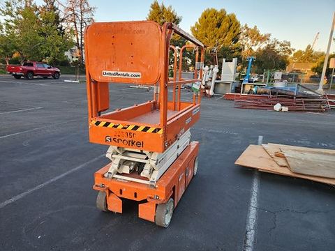2019 SNORKEL S3219E Scissor Lift 19' Electric