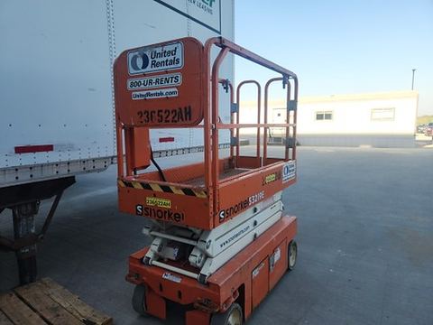 2019 SNORKEL S3219E Scissor Lift 19' Electric