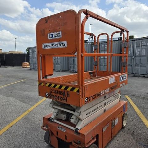 2019 SNORKEL S3219E Scissor Lift 19' Electric