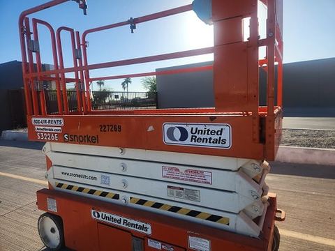 2019 SNORKEL S3226E Scissor Lift 24-26' Electric 30-36" Wide