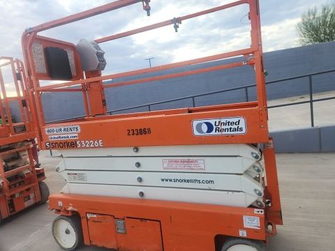 2019 SNORKEL S3226E Scissor Lift 24-26' Electric 30-36" Wide