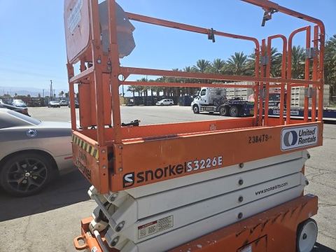 2019 SNORKEL S3226E Scissor Lift 24-26' Electric 30-36" Wide