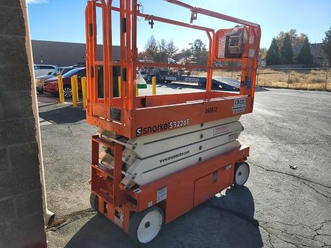 2019 SNORKEL S3226E Scissor Lift 24-26' Electric 30-36" Wide