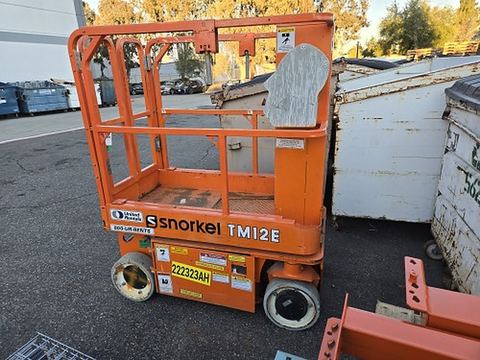 2019 SNORKEL TM12E Vertical Lift 12' Elec Self Propelled