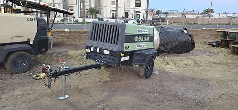 2019 SULLAIR 185DPQ-KU-T3 Compressor 175-195 Cfm