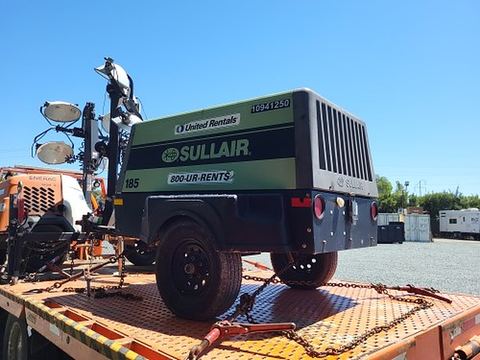 2019 SULLAIR 185DPQ-KU-T3 Compressor 175-195 Cfm