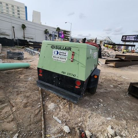 2019 SULLAIR 375H DPQ-JD3 Compressor 350-395 Cfm Diesel