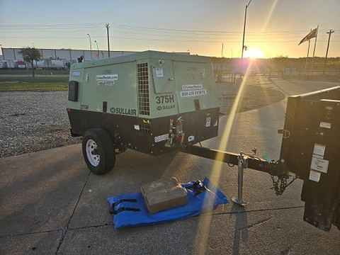 2019 SULLAIR 375H DPQ-JD3 Compressor 350-395 Cfm Diesel