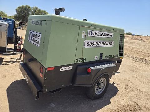 2019 SULLAIR 375H DPQ-JD3 Compressor 350-395 Cfm Diesel