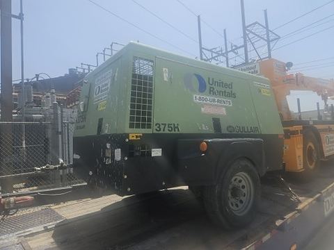 2019 SULLAIR 375H DPQ-JD3 Compressor 350-395 Cfm Diesel