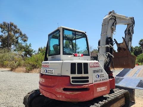 2019 TAKEUCHI TB280FR Excavator 19000# Reduced Tail Swing