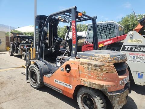 2019 TOYOTA 8FD45U Forklift Whse 10000-12500# Diesel