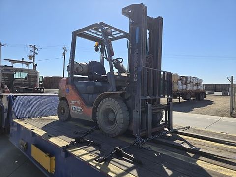 2019 TOYOTA 8FGU25 Forklift Whse 5000# Gas/Lp