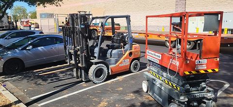 2019 TOYOTA 8FGU25 Forklift Whse 5000# Gas/Lp