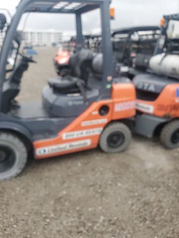 2019 TOYOTA 8FGU25 Forklift Whse 5000# Gas/Lp
