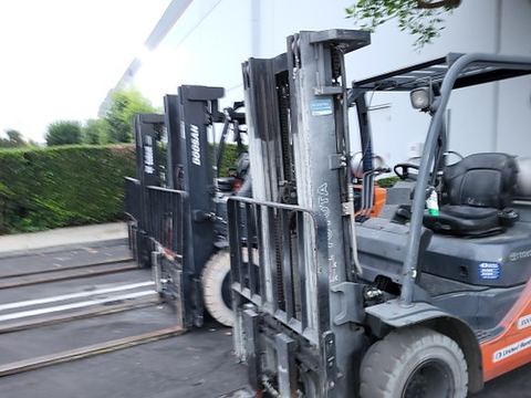 2019 TOYOTA 8FGU25 Forklift Whse 5000# Gas/Lp