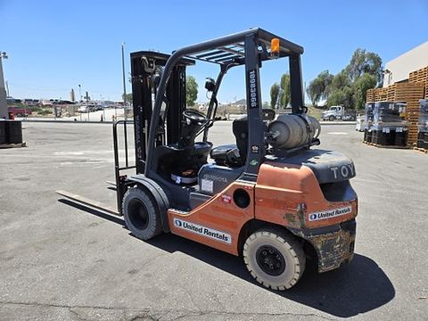 2019 TOYOTA 8FGU25 Forklift Whse 5000# Gas/Lp