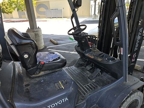2019 TOYOTA 8FGU25 Forklift Whse 5000# Gas/Lp