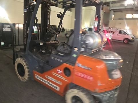 2019 TOYOTA 8FGU25 Forklift Whse 5000# Gas/Lp