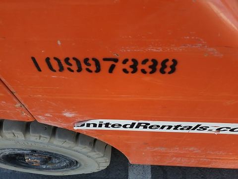 2019 TOYOTA 8FGU25 Forklift Whse 5000# Low Profile Gas/Lp