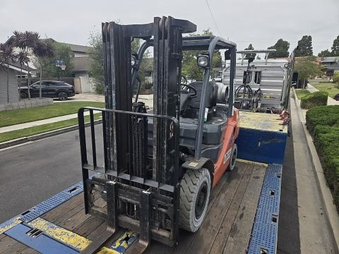 2019 TOYOTA 8FGU25 Forklift Whse 5000# Low Profile Gas/Lp