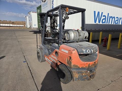 2019 TOYOTA 8FGU30 Forklift Whse 6000# Pneu Nmt Gas/Lp Quad