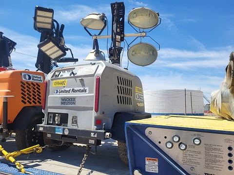 2019 WACKER LTV6L Light Tower,4-7Kw Vert Mast
