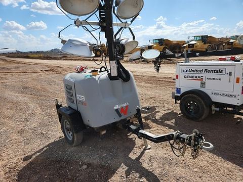 2019 WACKER LTV6L Light Tower,4-7Kw Vert Mast
