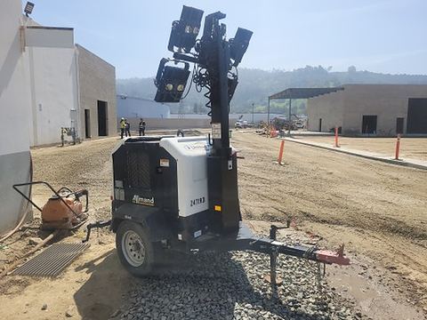 2020 ALLMAND BR NLV-K1005 Light Tower,0-3Kw Led Vert Mast