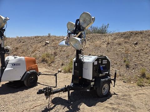 2020 ALLMAND BR NLV-K1005 Light Tower,4-7Kw Vert Mast