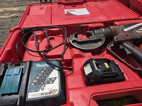 2020 BURNDY PAT750LI Crimper Cable Cordless 12 Ton