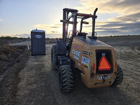 2020 CASE 586H Forklift Rough Terrain 6000# 21-29'