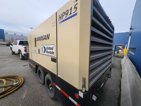 2020 DOOSAN HP915WCU-T4F Compressor 850-900 Cfm Gas/Diesel