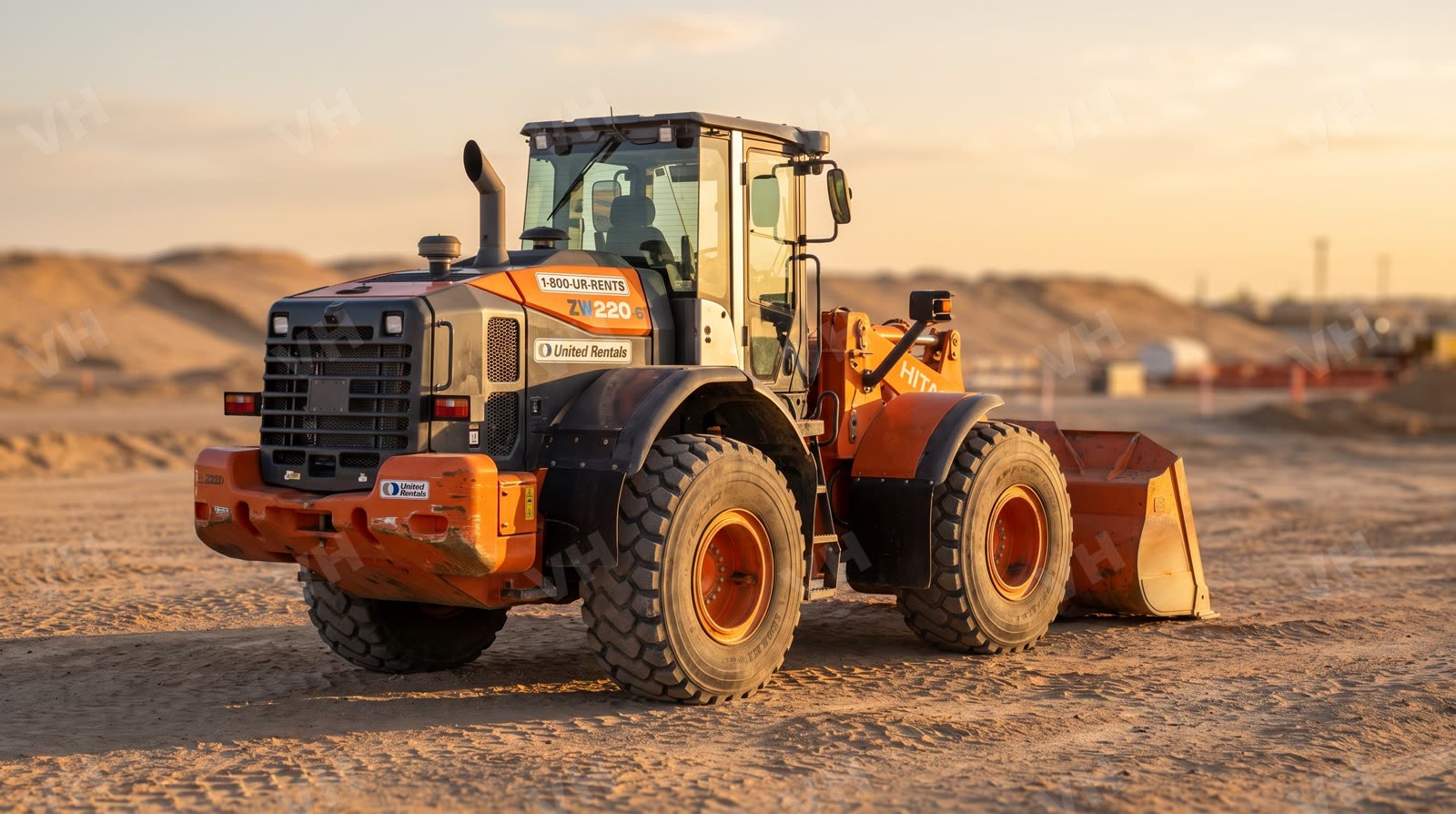 2020 Hitachi ZW220-6 Loader Wheel 4.0-4.9 Cubic Yard