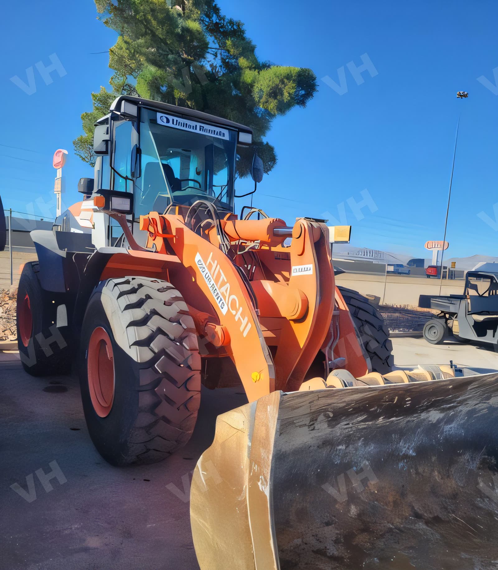 2020 HITACHI ZW220-6 LOADER WHEEL 4.0-4.9 CUBIC YARD photo 3