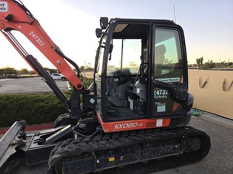 2020 KUBOTA KX080-4S Mini Excavator 14001-19999#