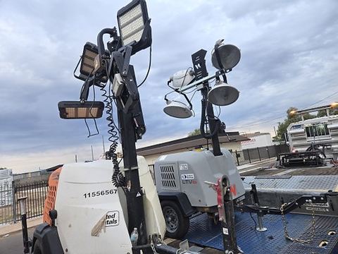 2020 MAGNUM PRO MLT6SK Light Tower,4-7Kw Vert Mast